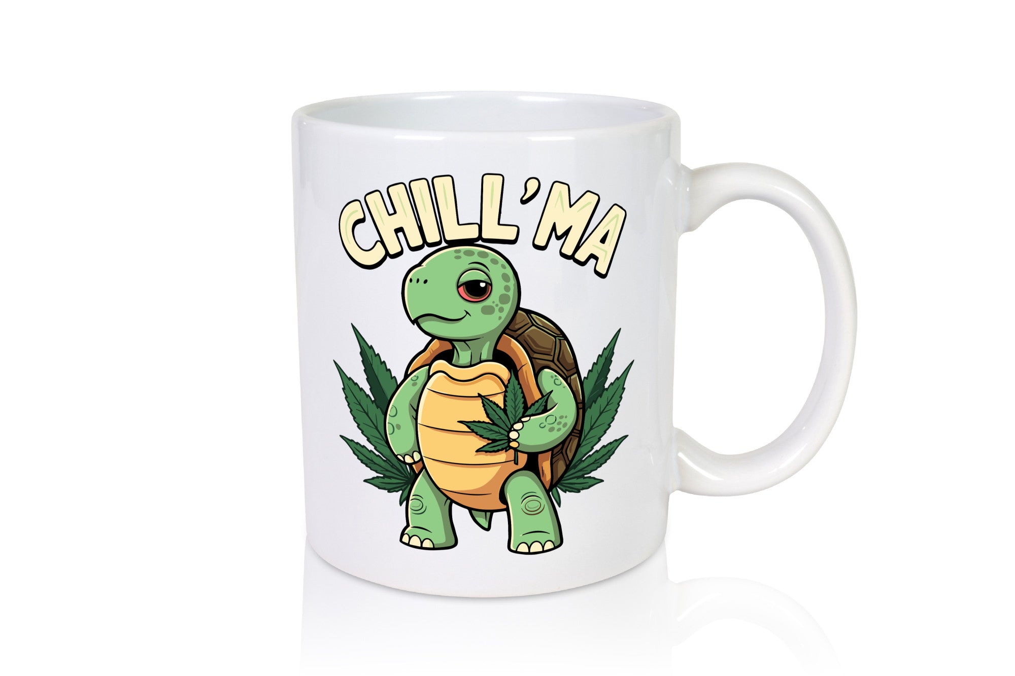 Chill ma | Cannabis Schildkröte v2 Geschenk Humor Geschenkidee lustiger Spruch