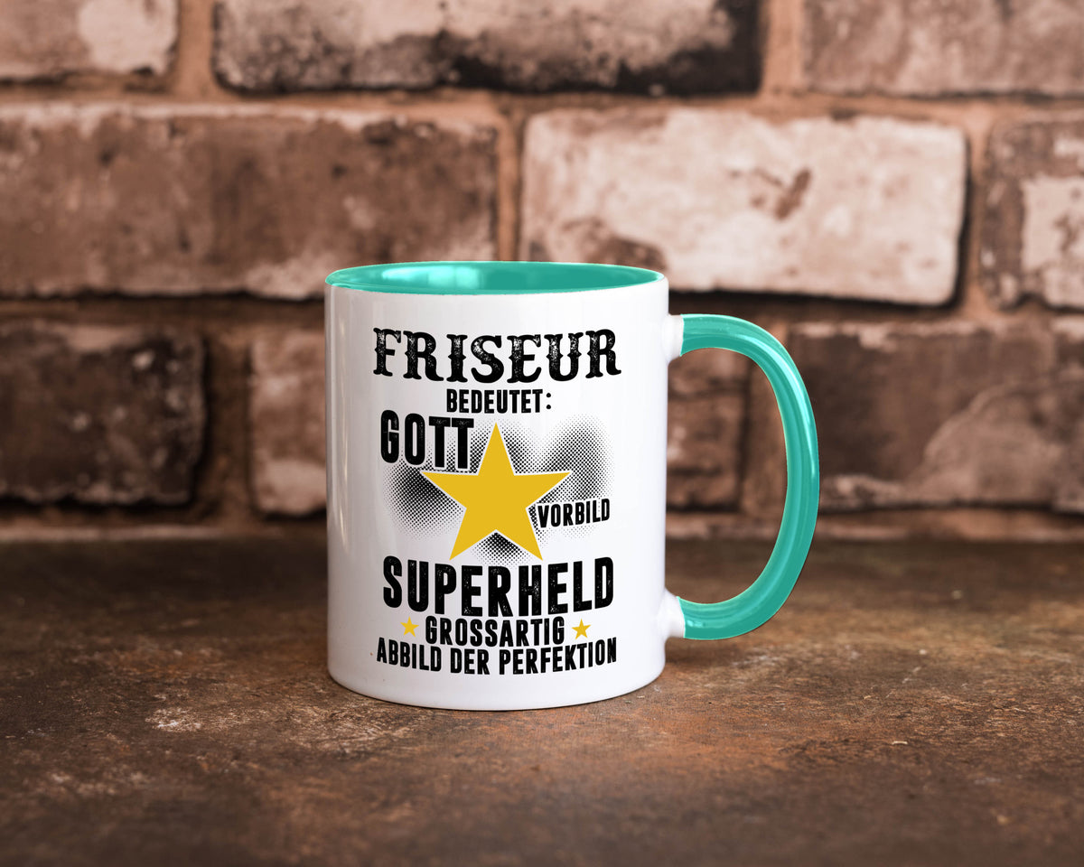 Bedeutung von Friseur | Frisör lustiger Spruch Geschenk Humor Geschenkidee Tasse