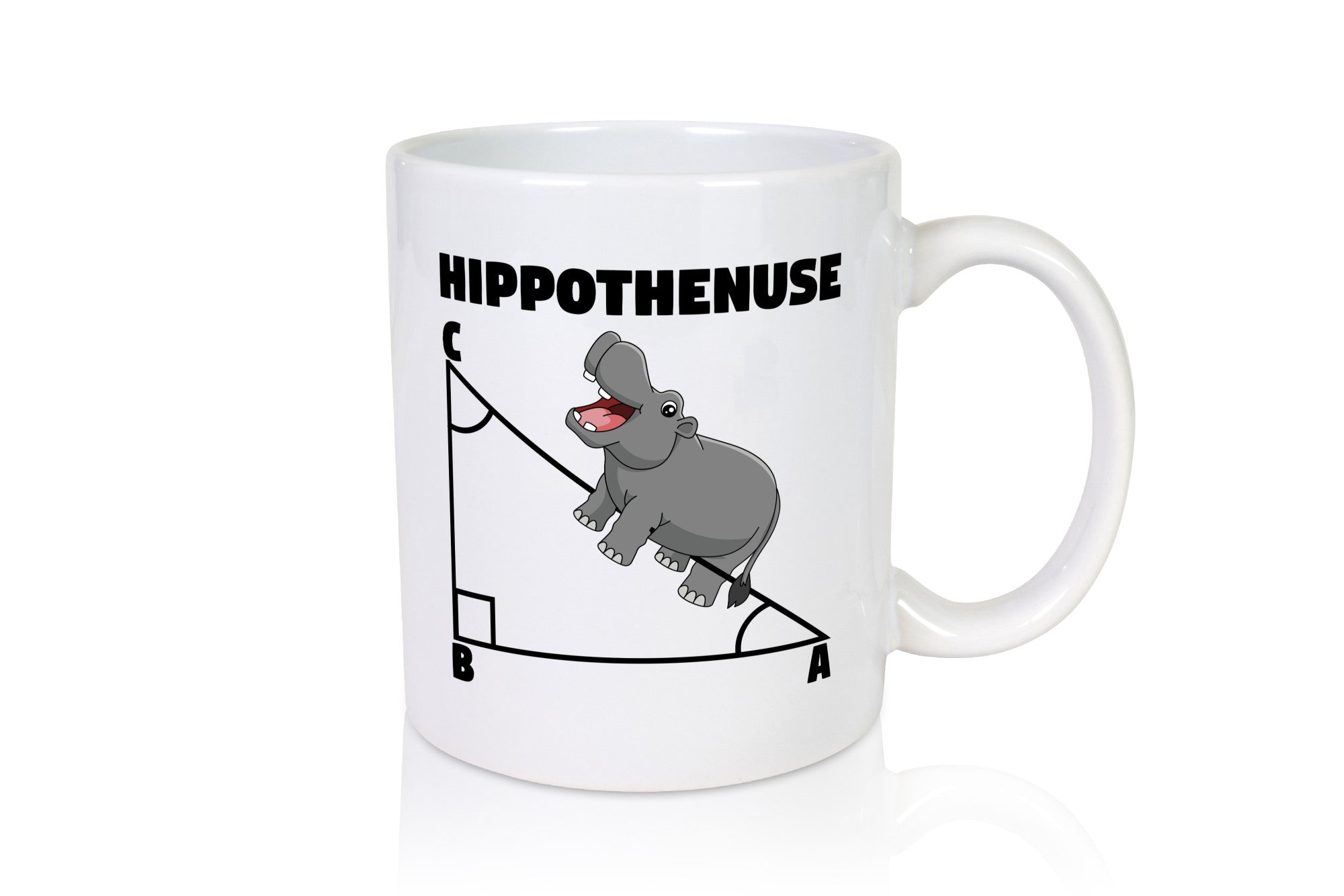 Hippotenuse | Mathematik Tasse lustiges Hippo Mathe lustiger Spruch Geschenk