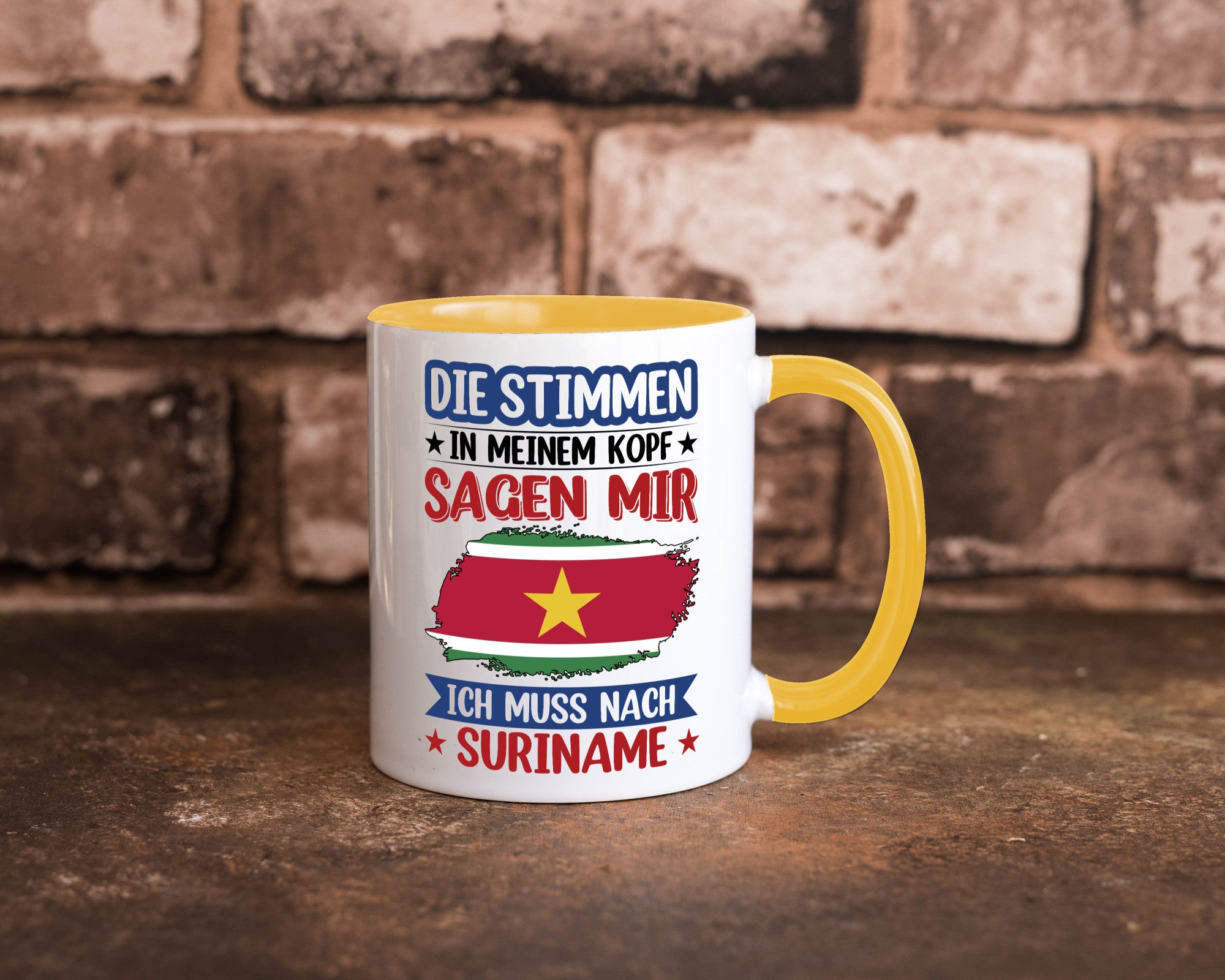 Suriname | Urlaub Stimmen in meinem Kopf Traumland v2 Geschenk Humor