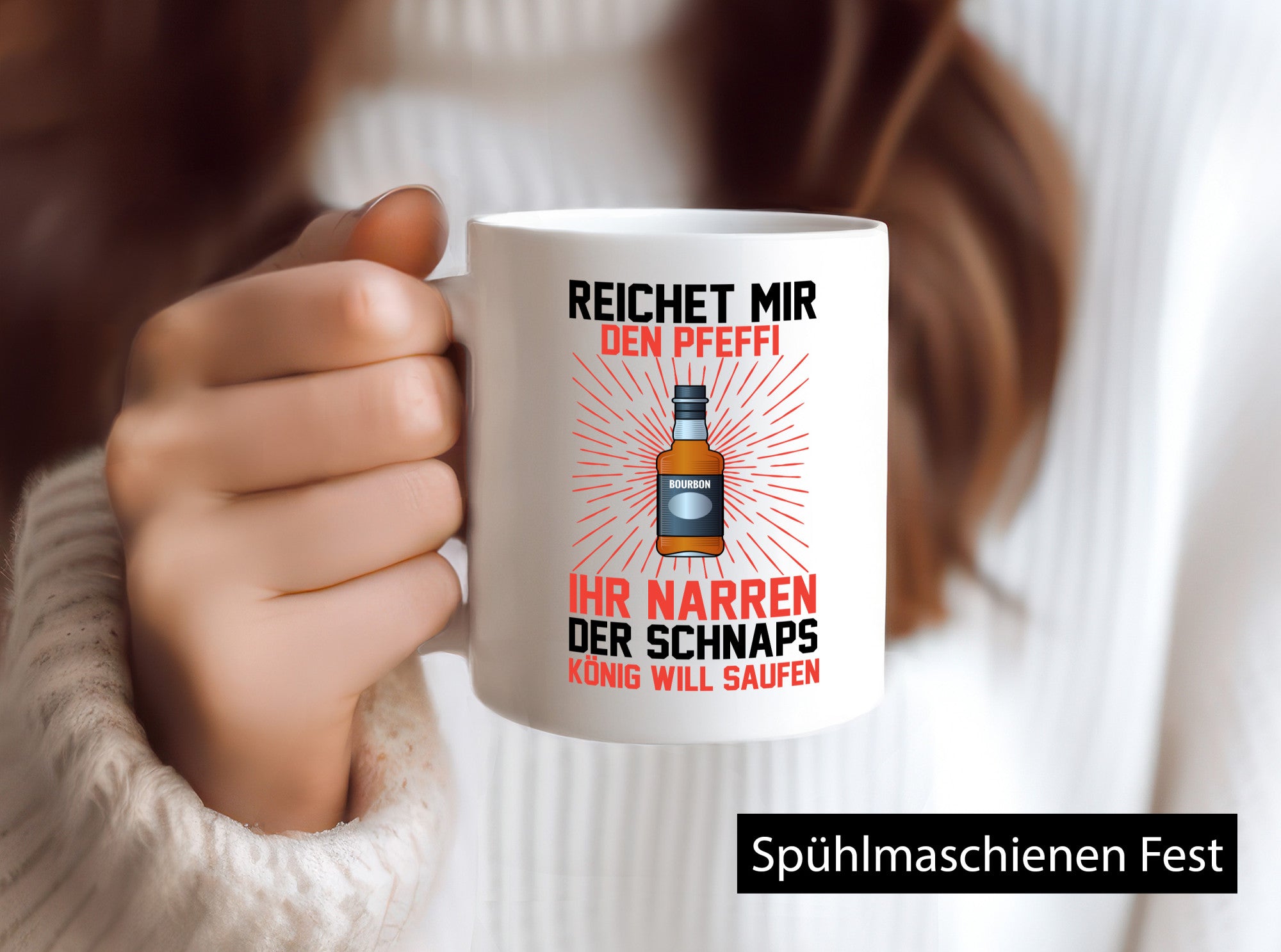 Der schnaps könig will saufen | Pfeffi Party lustiger Spruch Geschenk Humor