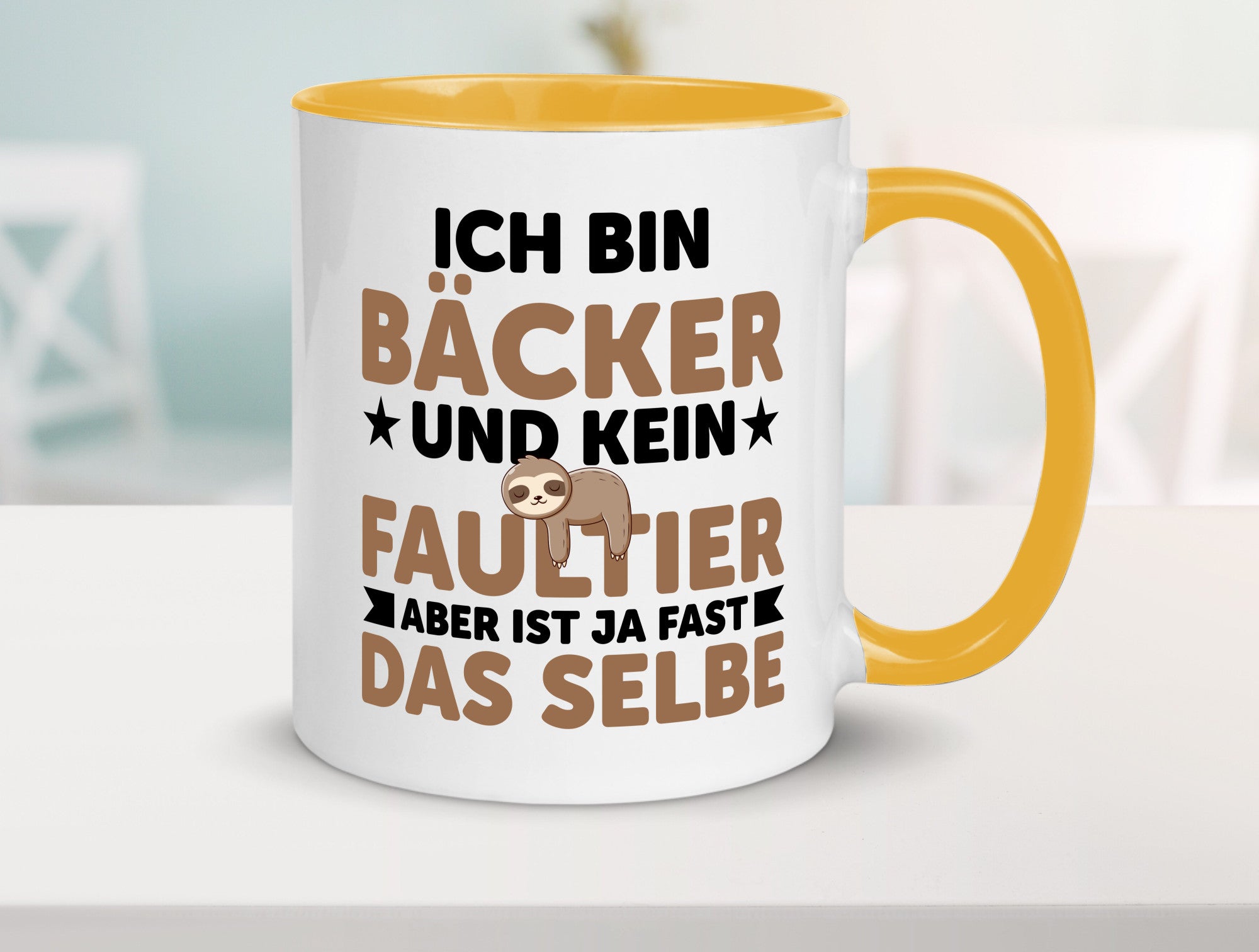 Ich bin kein Faultier: Bäcker | Bäckerei Backen Konditor Humor Tierliebhaber