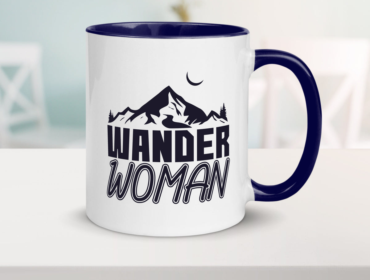Wander Woman | Frauen Tasse Wanderer Bergsteigen lustig Familie Geschenkidee