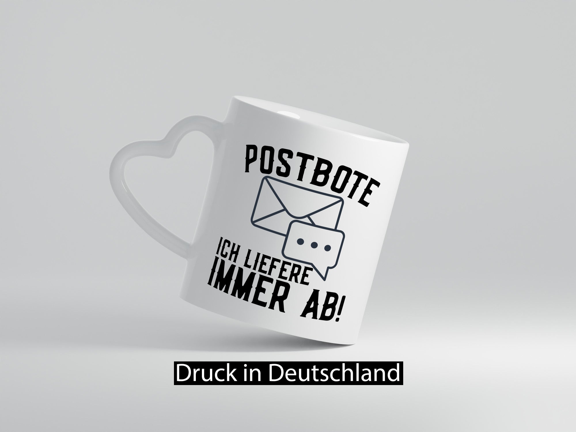 Ich liefere immer ab | Postbote Brief Zusteller Kurier Geschenk Humor