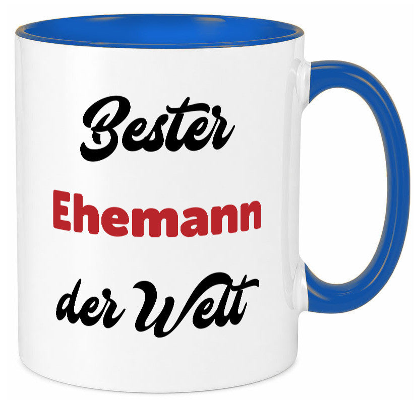 Bester Ehemann der Welt | Ehepaar Geschenkidee Humor Tasse