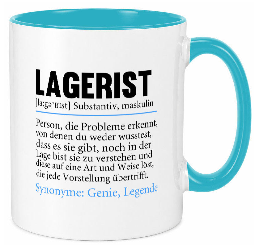 Lagerist | Spruch Beruf Lageristen Lager Arbeiter lustiger Geschenk Arbeit Tasse