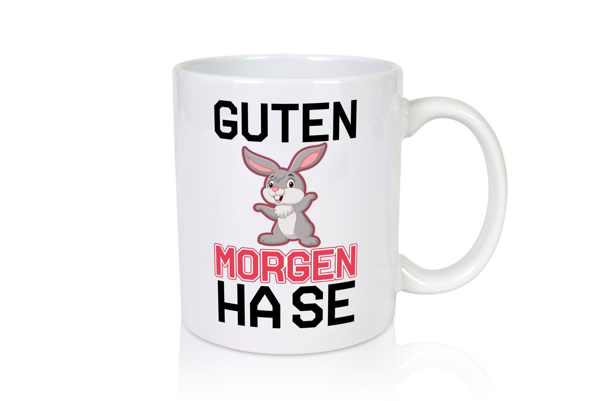 Guten Morgen Hase Humor Geschenkidee Tasse