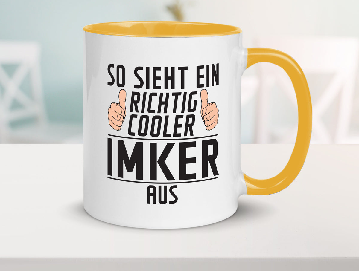 Richtig Cooler Imker | Imkerei Geschenkidee Humor Tasse