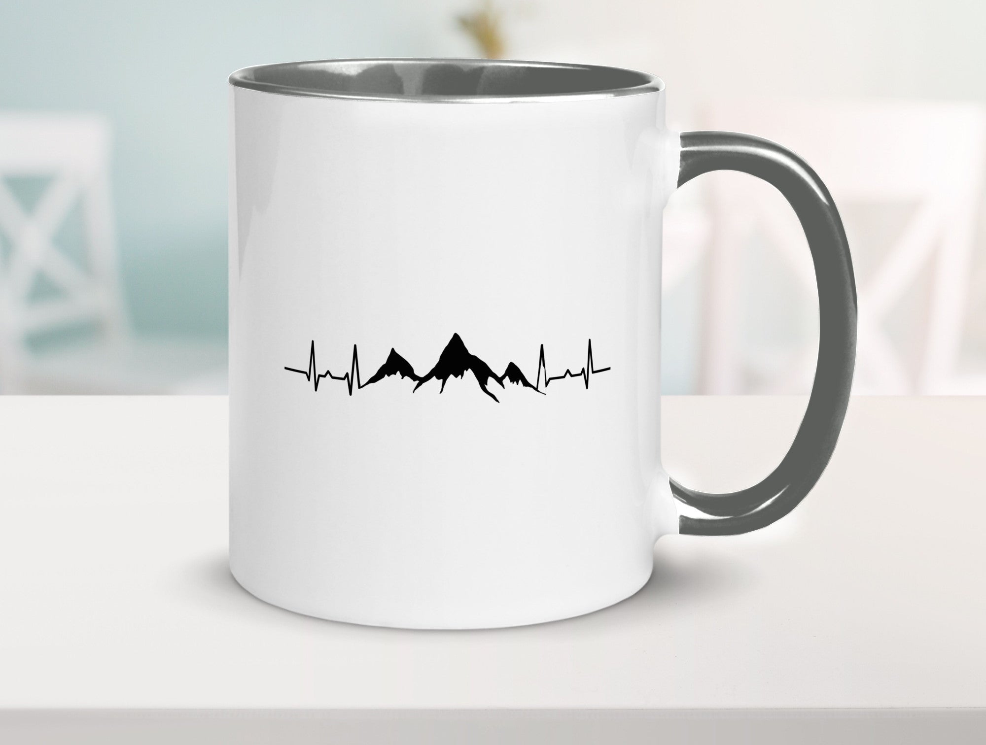 Berge Motiv | Alpen Skifahren Skiurlaub Apres Ski Geschenkidee Humor Tasse