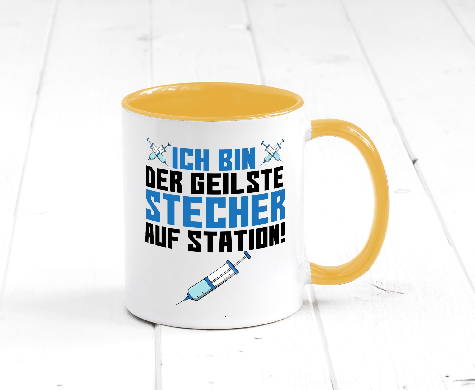 Ich bin der geilste Stecher | Pfleger Arzt Spritze lustig Humor Geschenkidee