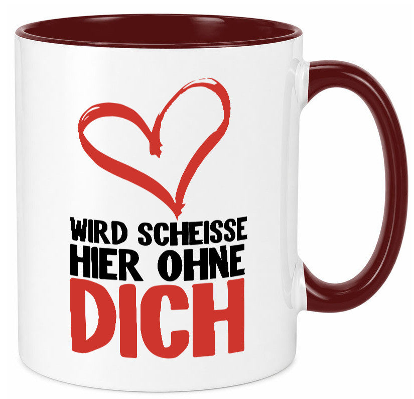 Wird Scheisse Geschenk Humor Geschenkidee lustiger Spruch Tasse