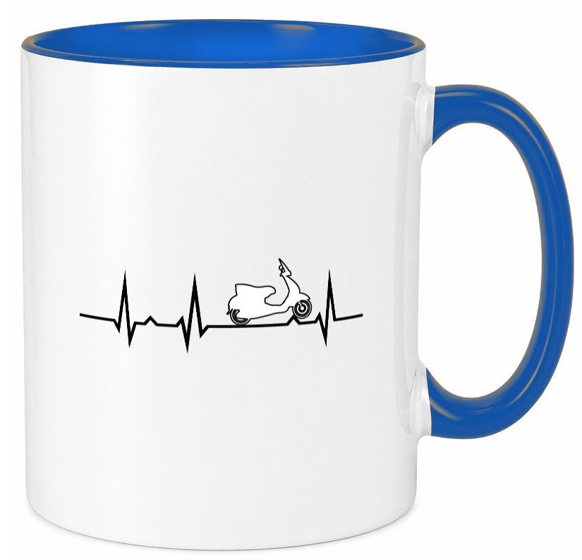 Moped Fahrer | Motiv Roller Mofa Motor-Fahrrad Humor Geschenkidee Tasse