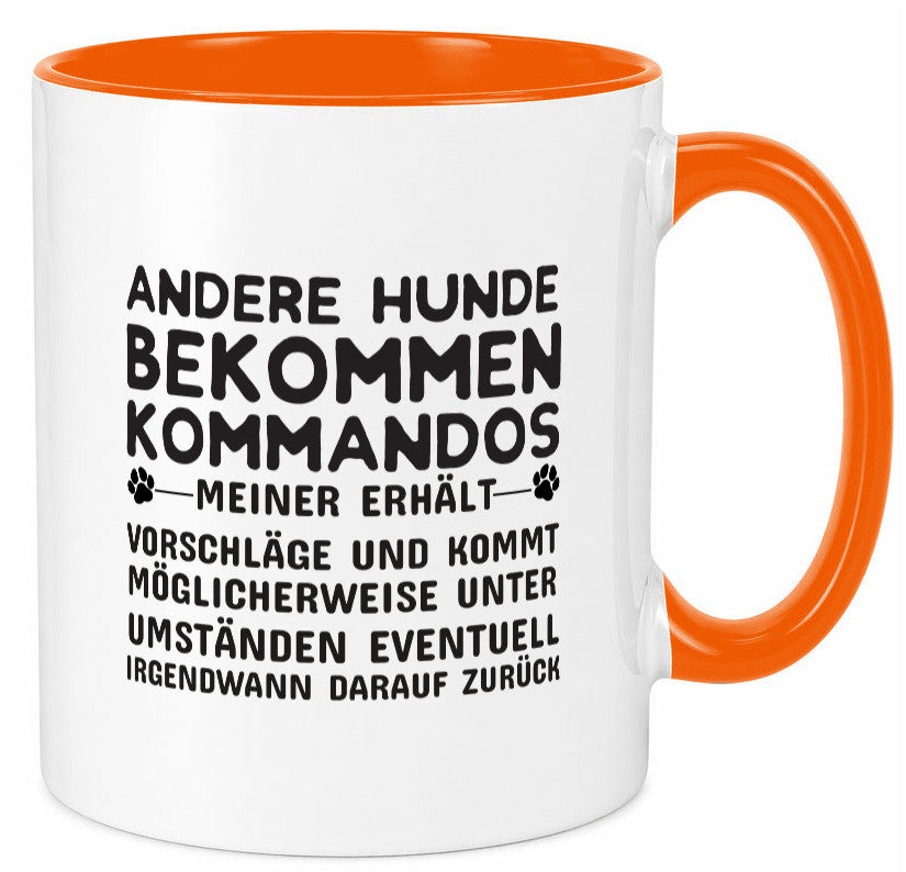 Hunde Training | Hundebesitzer Tasse Hundekommando lustig Tierliebhaber Humor