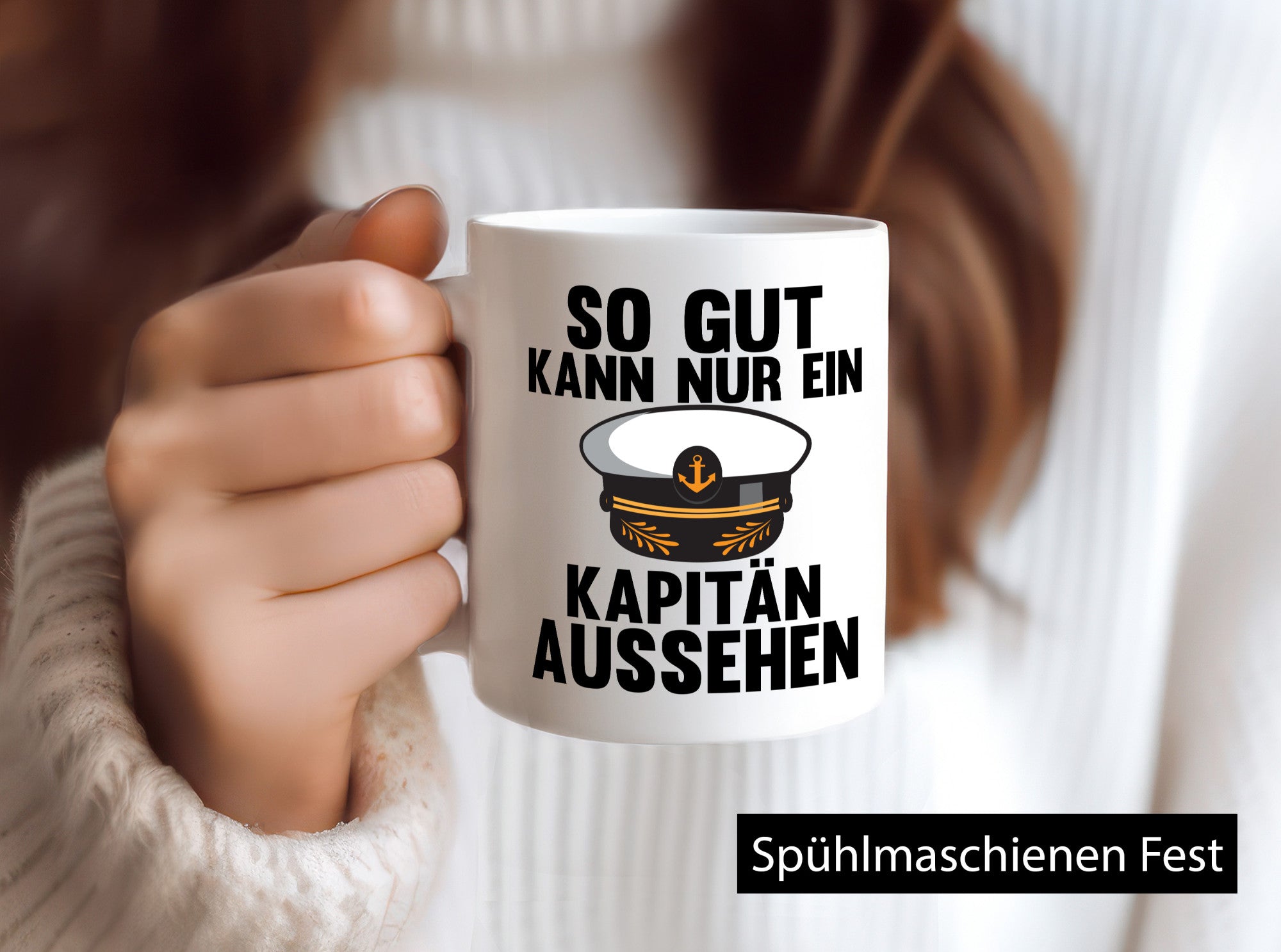 So gut kann nur ein Kapitän aussehen | lustig Humor Geschenkidee Geschenk Tasse