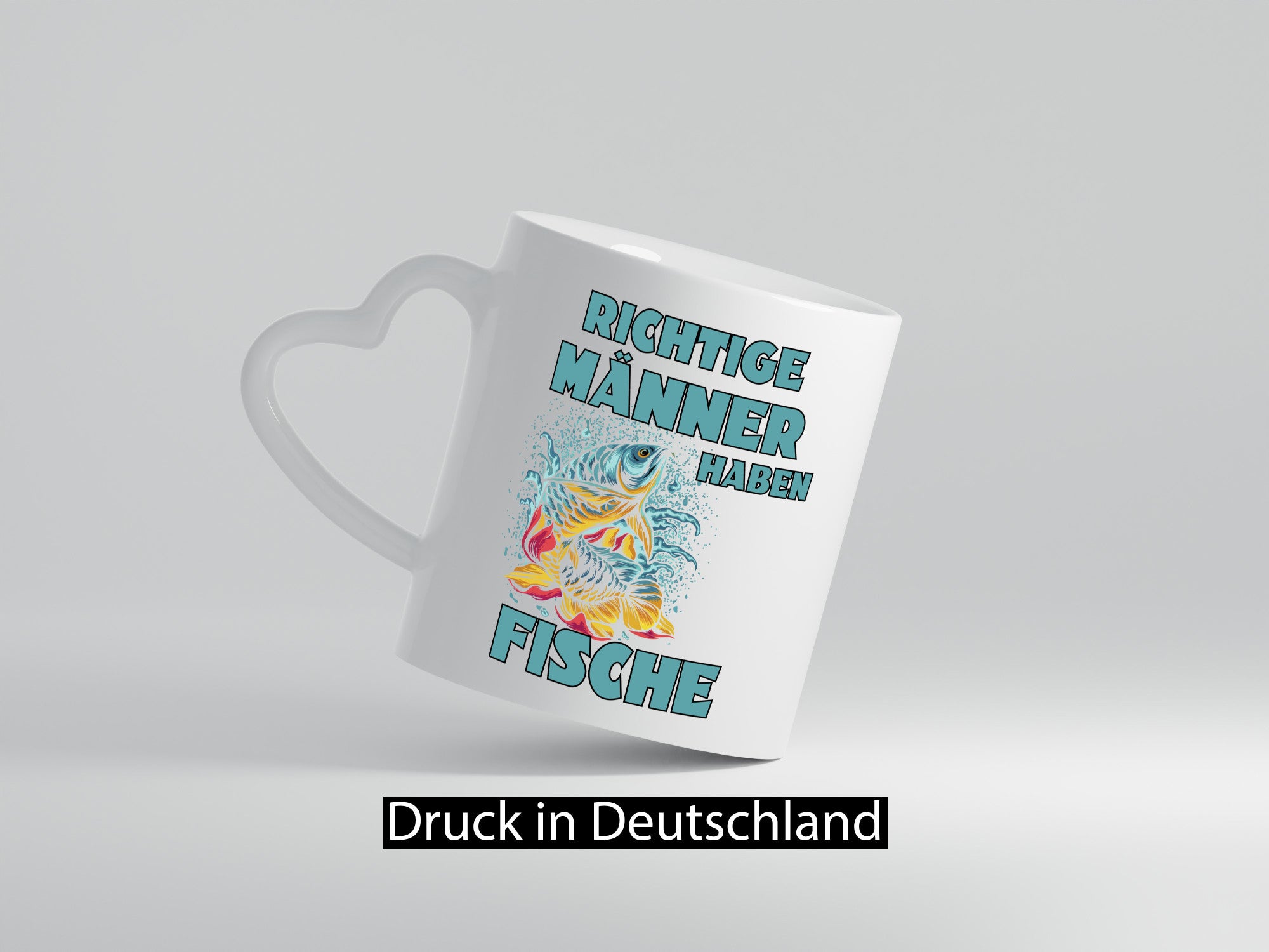 Richtige Männer haben Fische | Aquarium Humor Geschenkidee Tasse