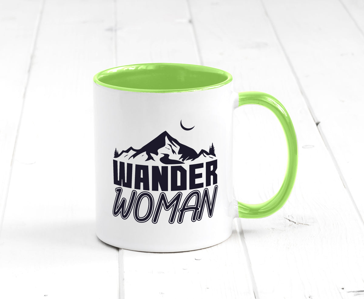 Wander Woman | Frauen Tasse Wanderer Bergsteigen lustig Familie Geschenkidee