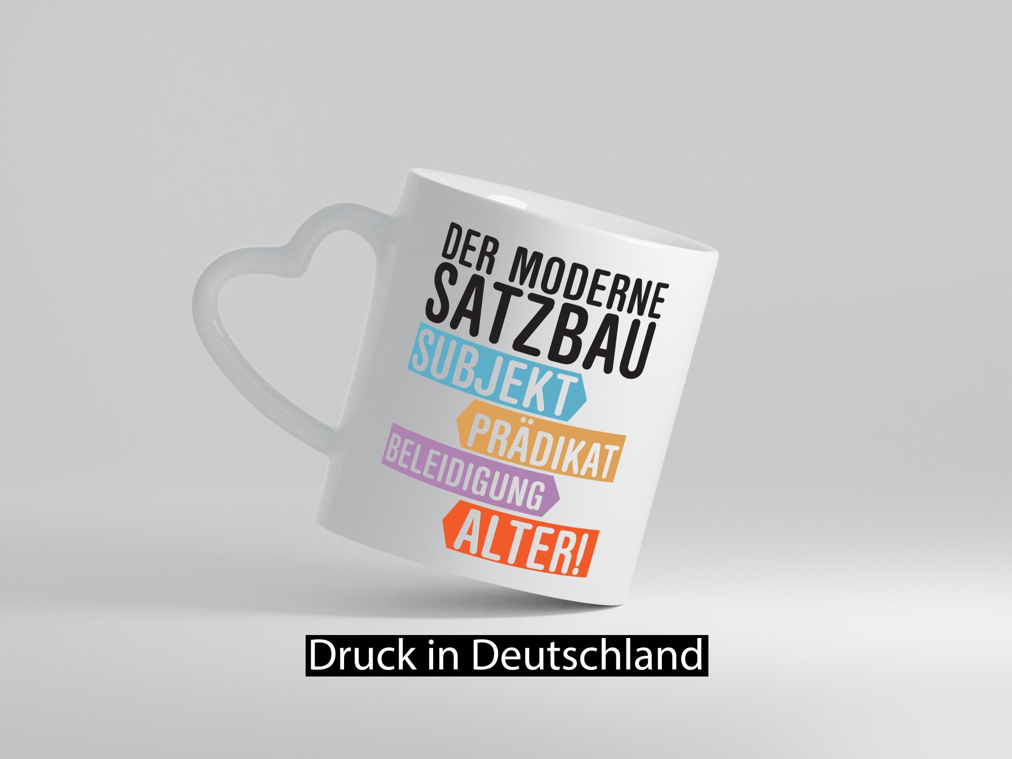 Moderner Satzbau | Lehrer Lehrerin Kollege lustig Arbeit Kollegen Büro Geschenk