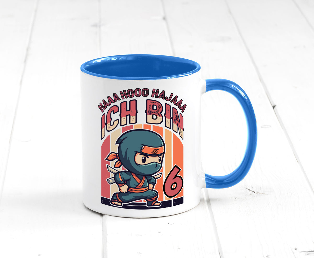 6. Geburtstag | Ninja Junge 6 Jahre Humor Geschenkidee Tasse