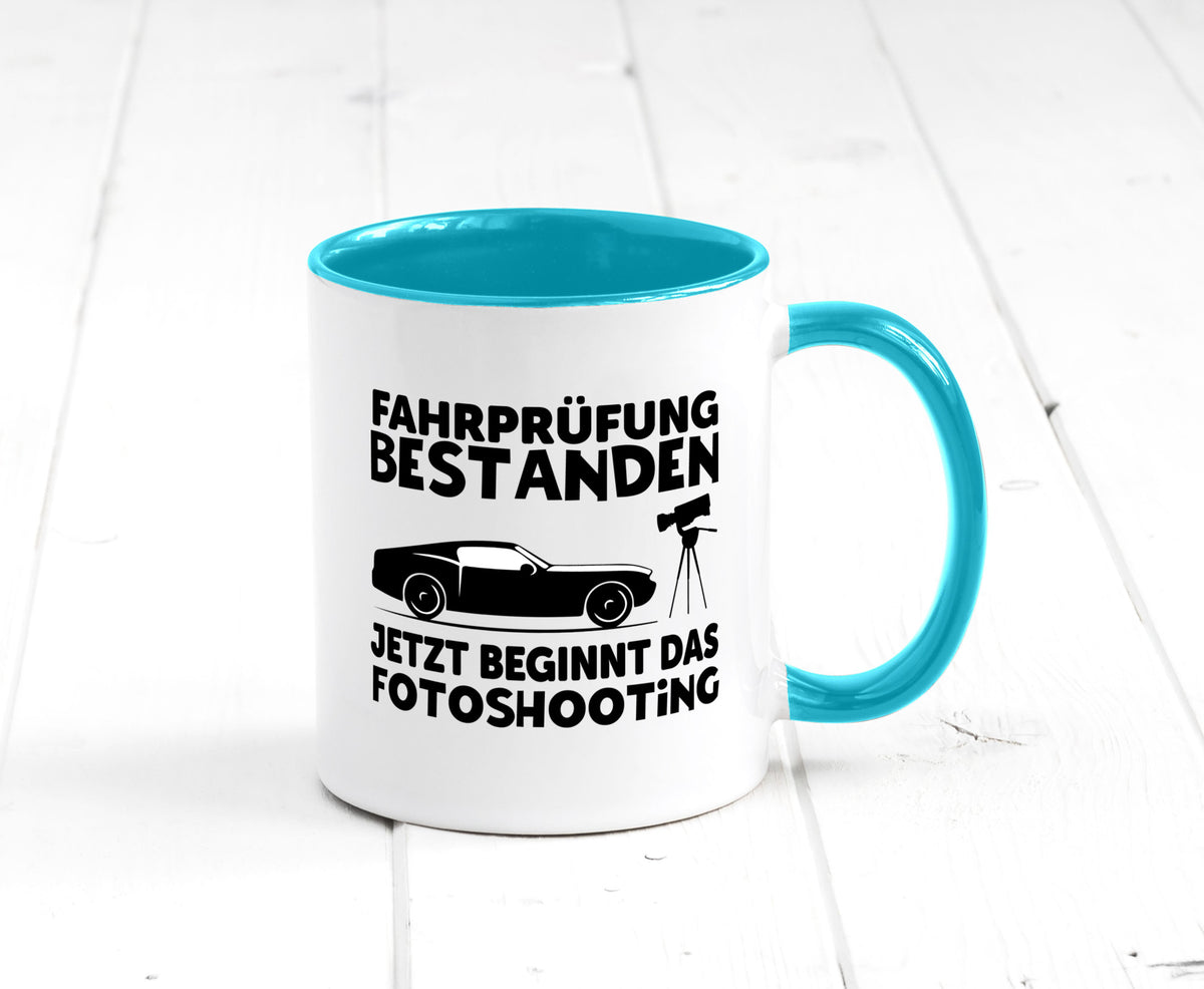 Fahrprüfung bestanden | Autofahren Führerschein Geschenk Humor Geschenkidee Tasse