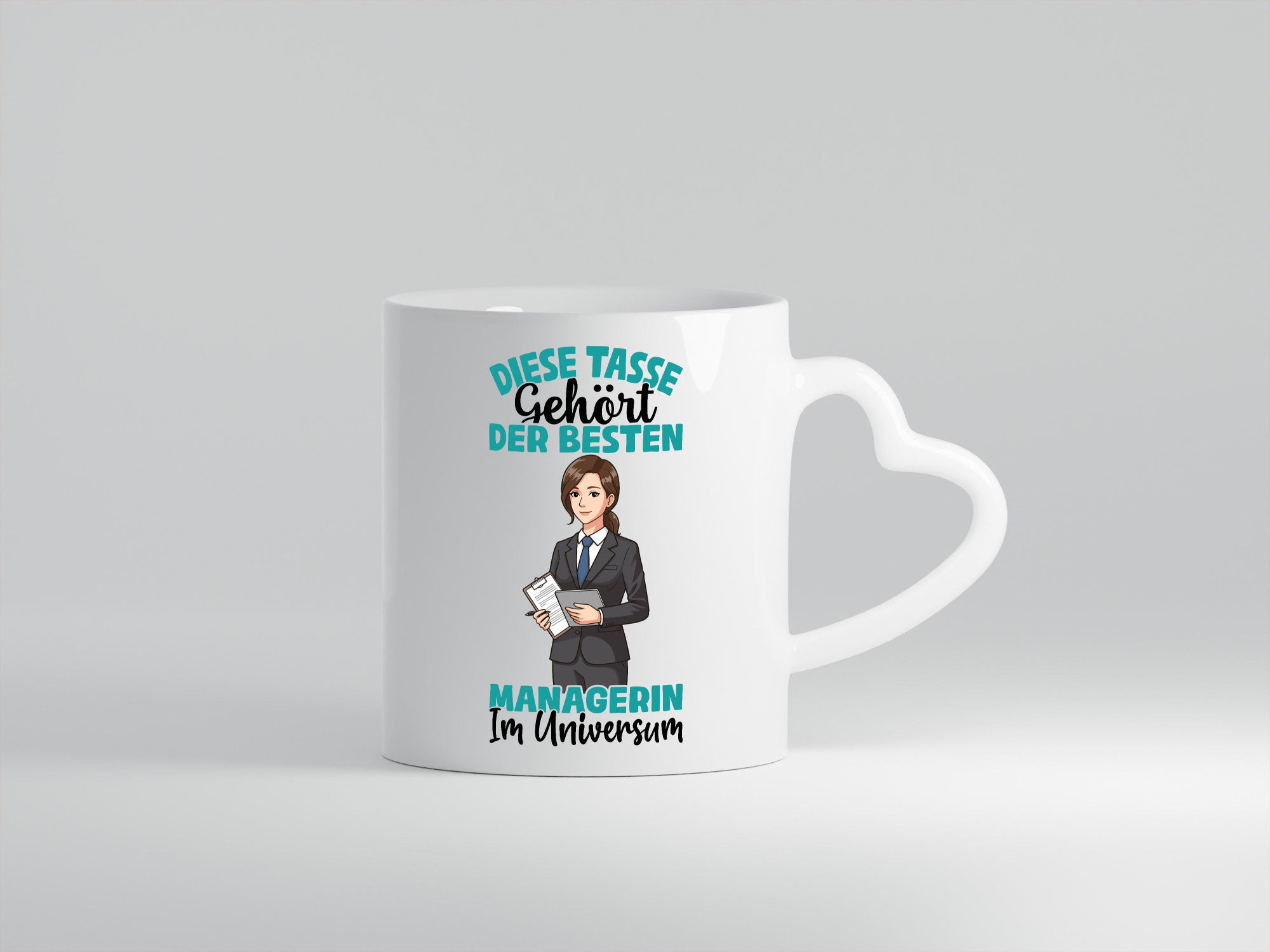 Im Universum: Managerin | Management Geschenkidee Humor Tasse