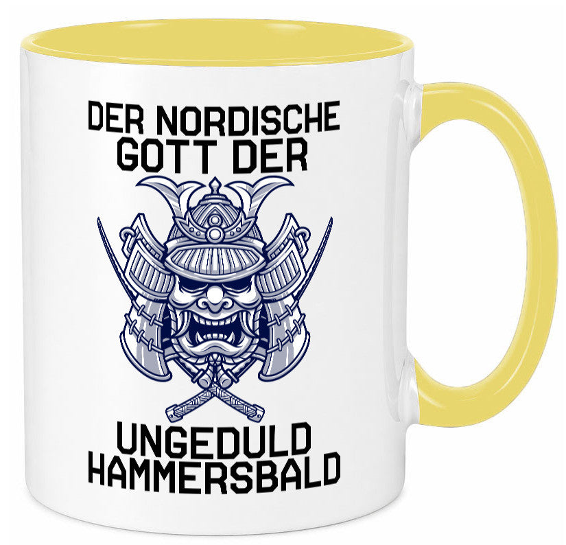 Nordischer Gott der Ungeduld | Mythologie Wikinger lustig Humor Geschenkidee Tasse