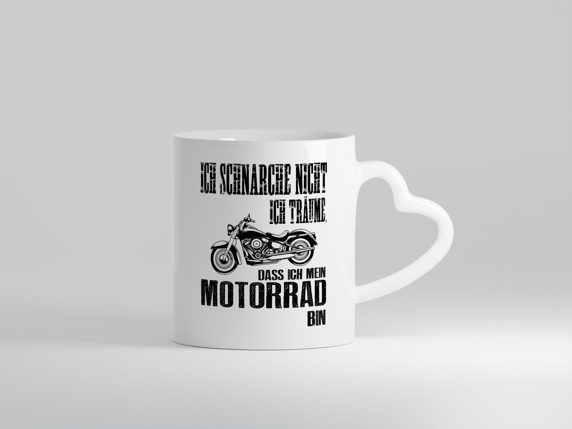 Ich schnarche nicht | Biker Tasse Motorradfahrer lustiger Spruch Geschenk Humor