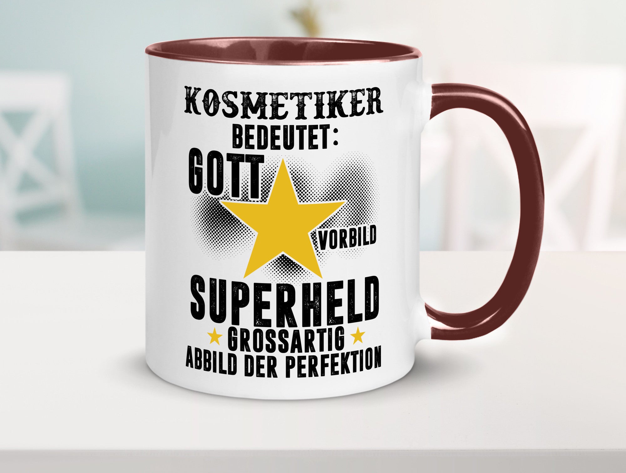 Bedeutung von Kosmetiker | Kosmetik Stylist Visagist Geschenkidee Humor Tasse