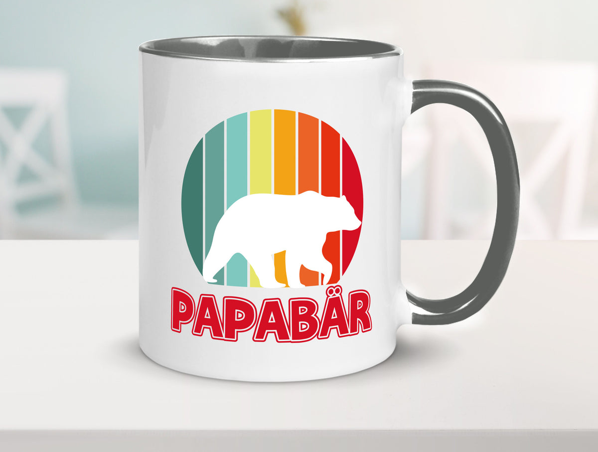 Papabär | Papa Tasse Vater Vatertag Bär lustiger Spruch Geschenk Familie