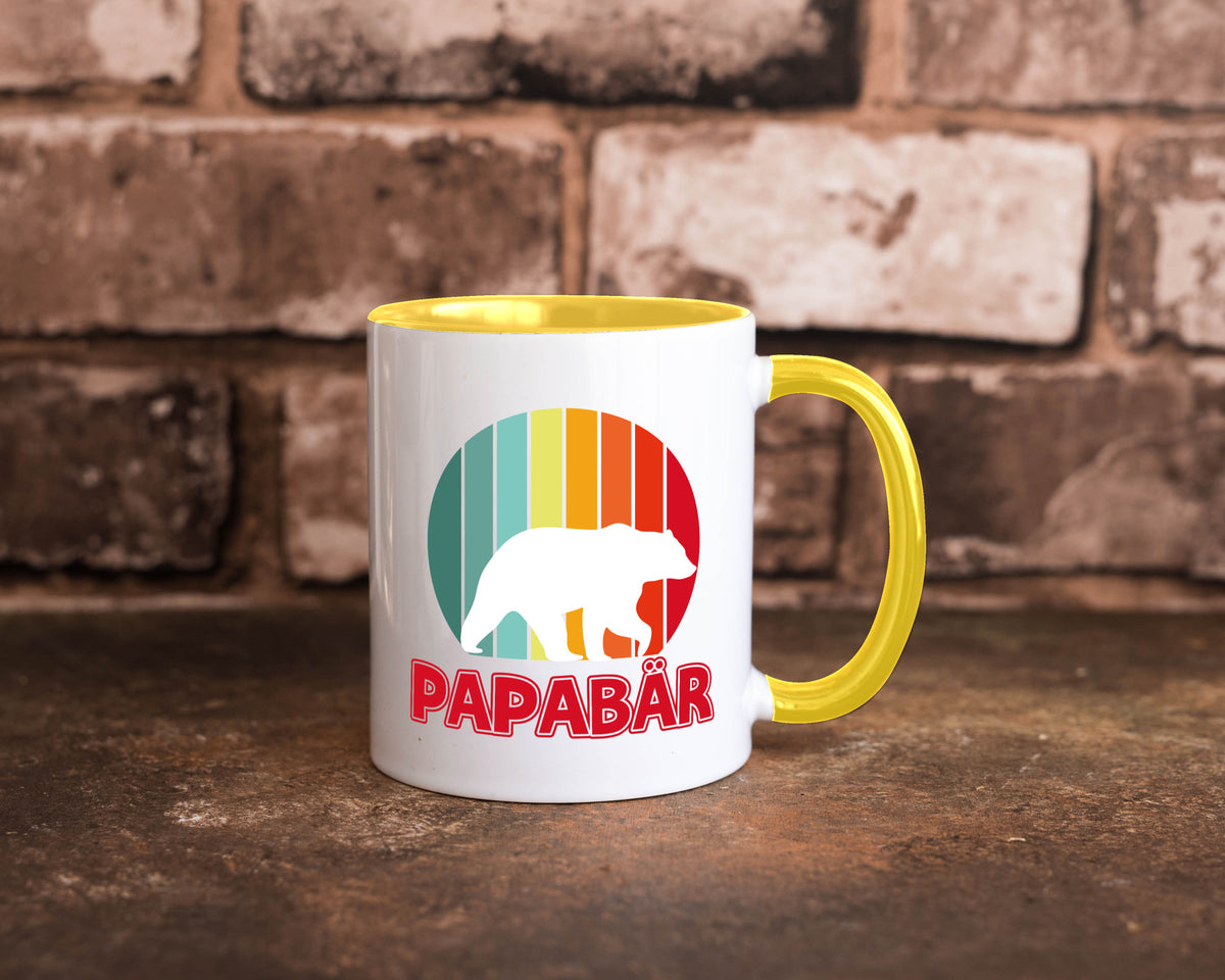 Papabär | Papa Tasse Vater Vatertag Bär lustiger Spruch Geschenk Familie