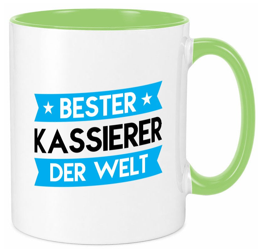 Bester Kassierer lustiger Spruch Geschenk Humor Geschenkidee Tasse