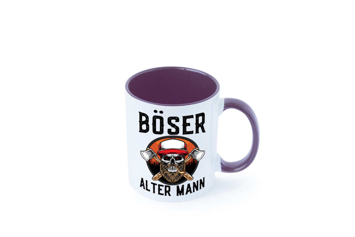 Böser alter Mann Humor Geschenkidee Tasse