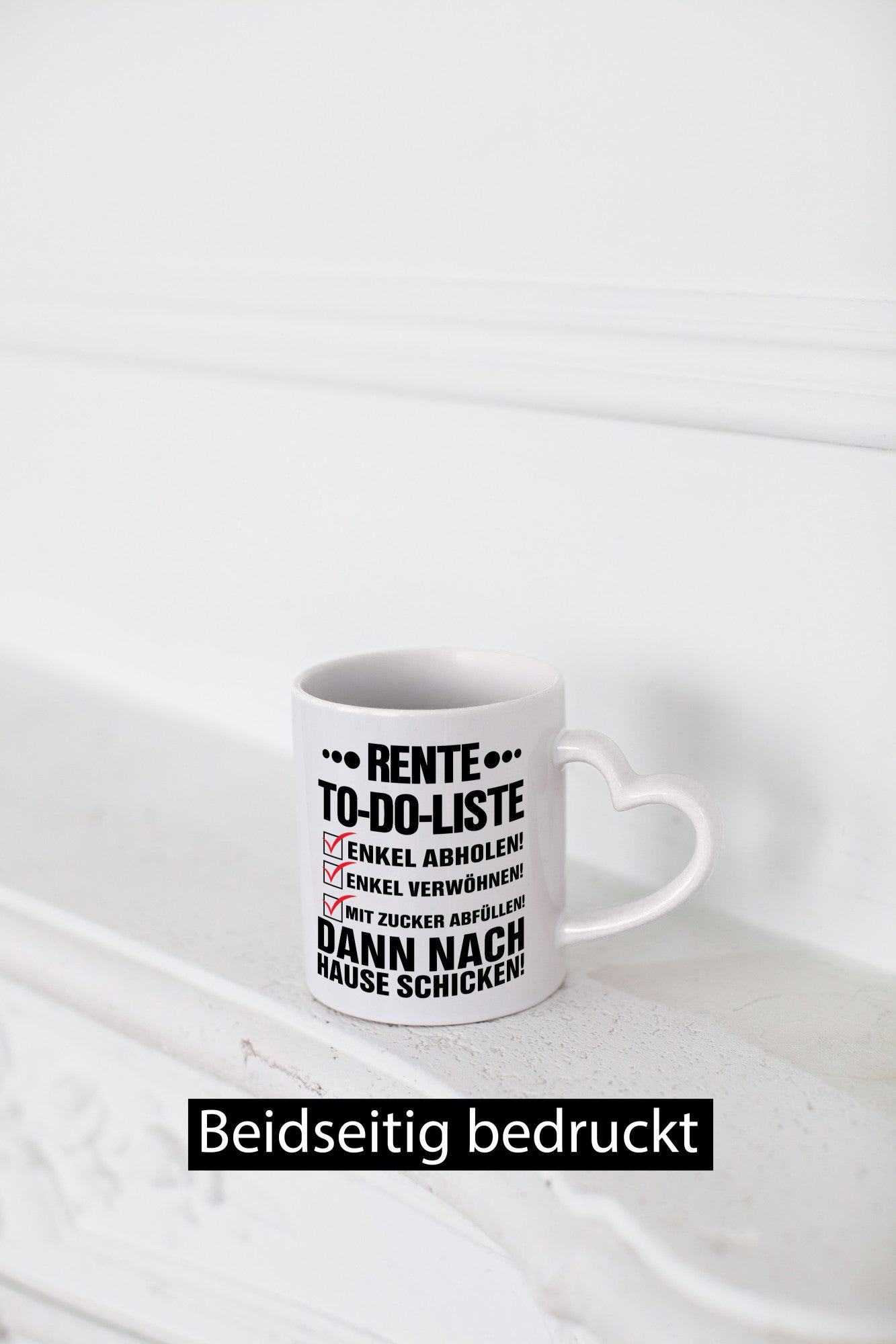 Rente To-Do-Liste | Rentner Tasse Enkel verwöhnen Geschenk Ruhestand Jubiläum