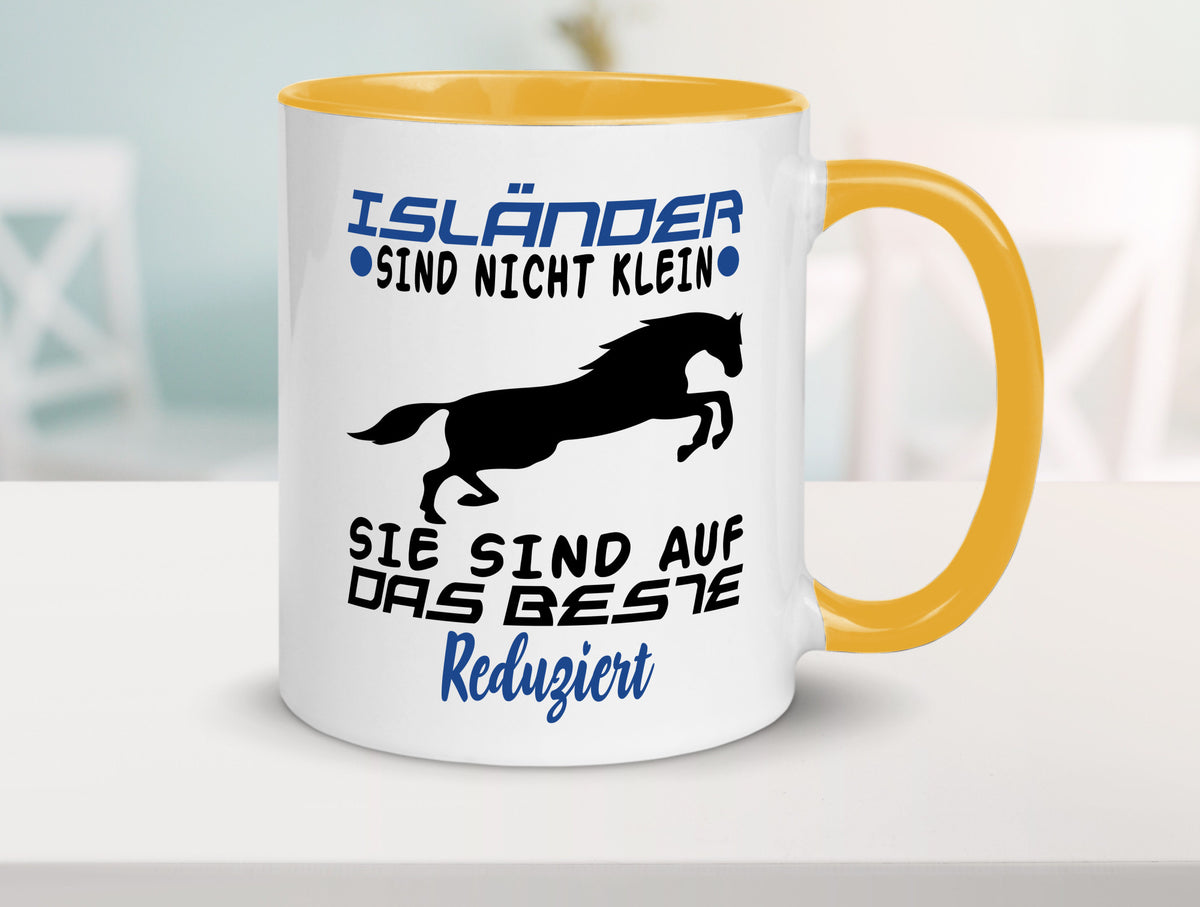 Isländer sind nicht klein | Auf das beste reduziert Geschenk Humor Geschenkidee Tasse