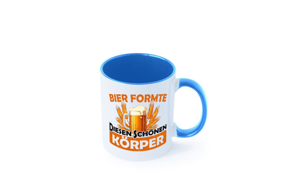 Bier förmte diesen Körper | bierliebhaber v2 Humor Geschenkidee Tasse
