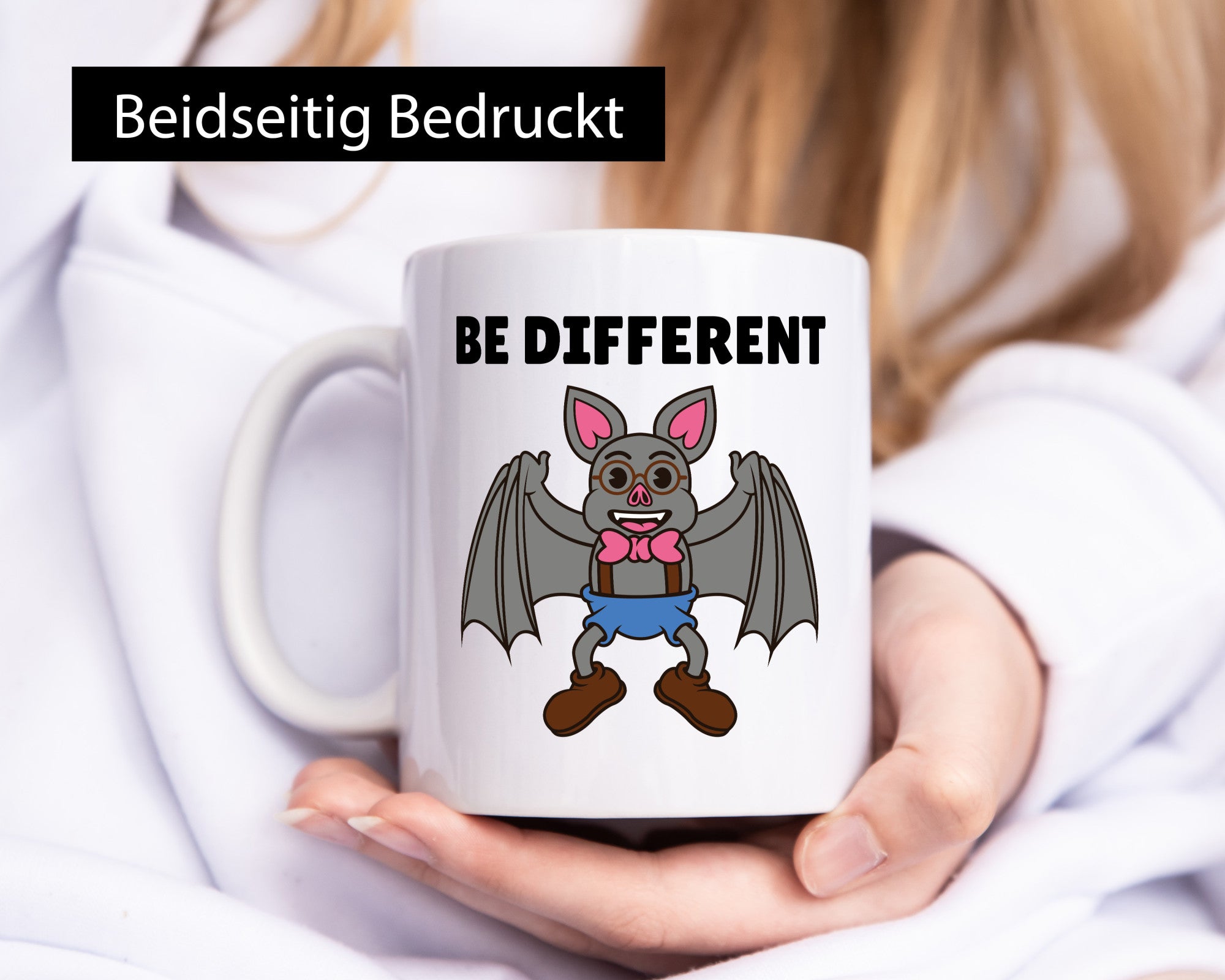 Be Different Geschenk Humor Geschenkidee lustiger Spruch Tasse