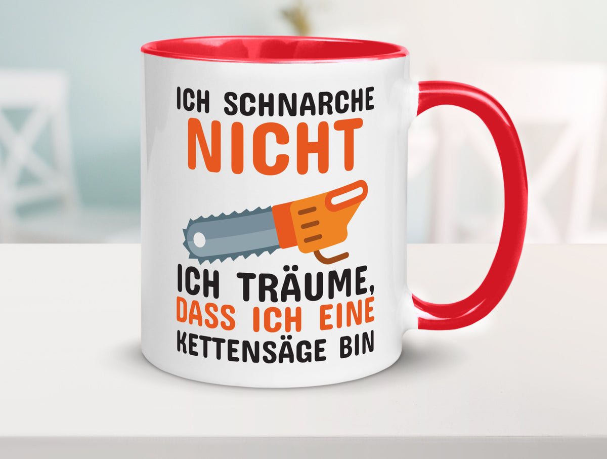 Ich schnarche nicht lustiger Spruch Geschenk Humor Geschenkidee Tasse