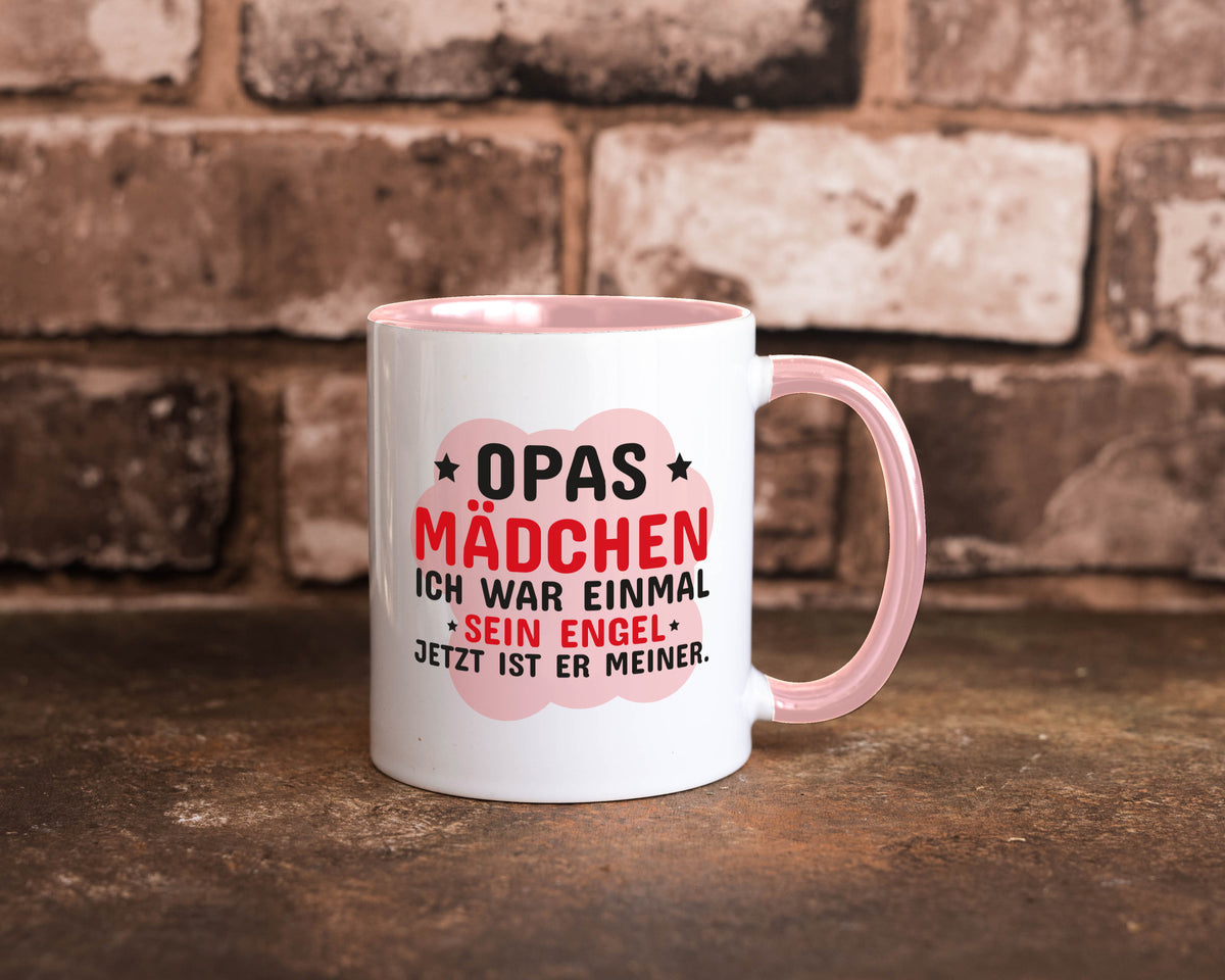 Opas Mädchen | Trauer Tasse Abschied Enkelin lustig Familie Geschenkidee