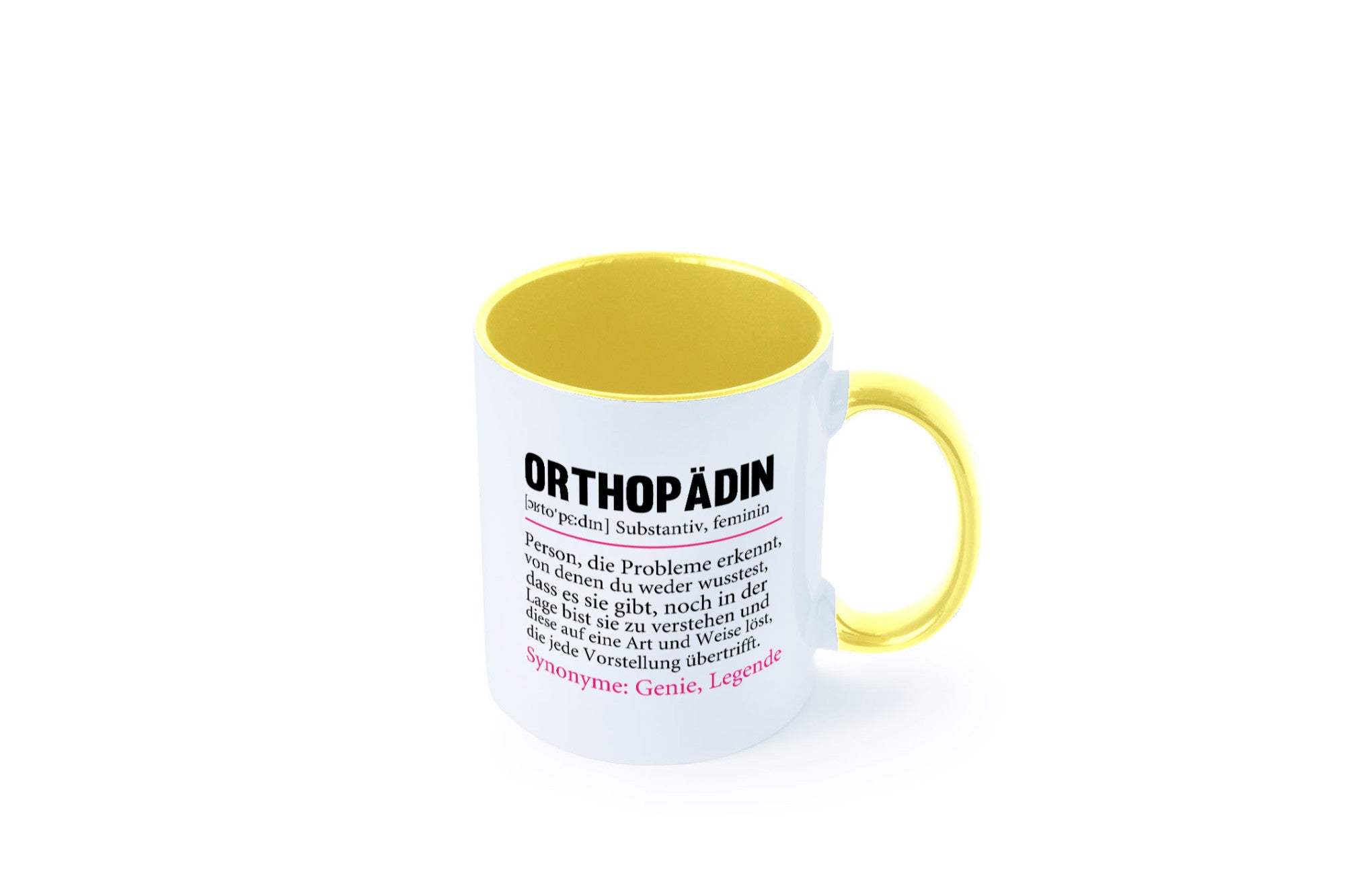 Orthopädin | Spruch Beruf Humor Orthopädie v2 Arbeit Kollegen Büro Geschenkidee