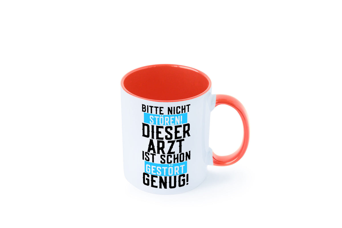 Bitte nicht stören | gestörter Arzt Sarkasmus Klinik Geschenkidee Humor Tasse