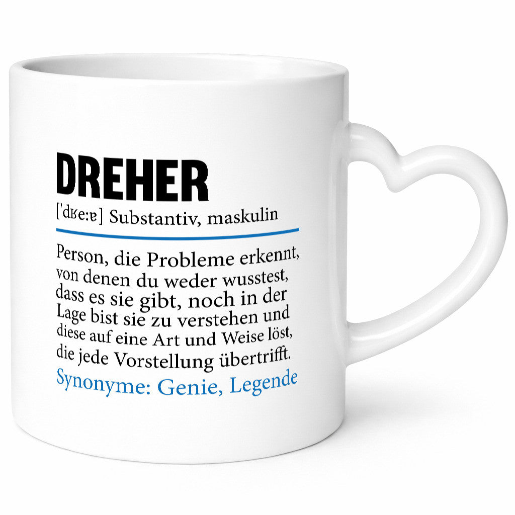 Dreher Humor | Fräser Zerspannungsmechaniker Geschenkidee Tasse