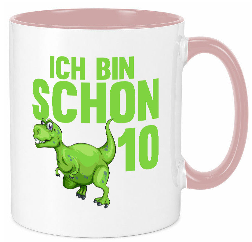 10. Geburtstag | 10 Jahre Dino Dinosaurier Geschenk Geschenkidee lustiger Tasse