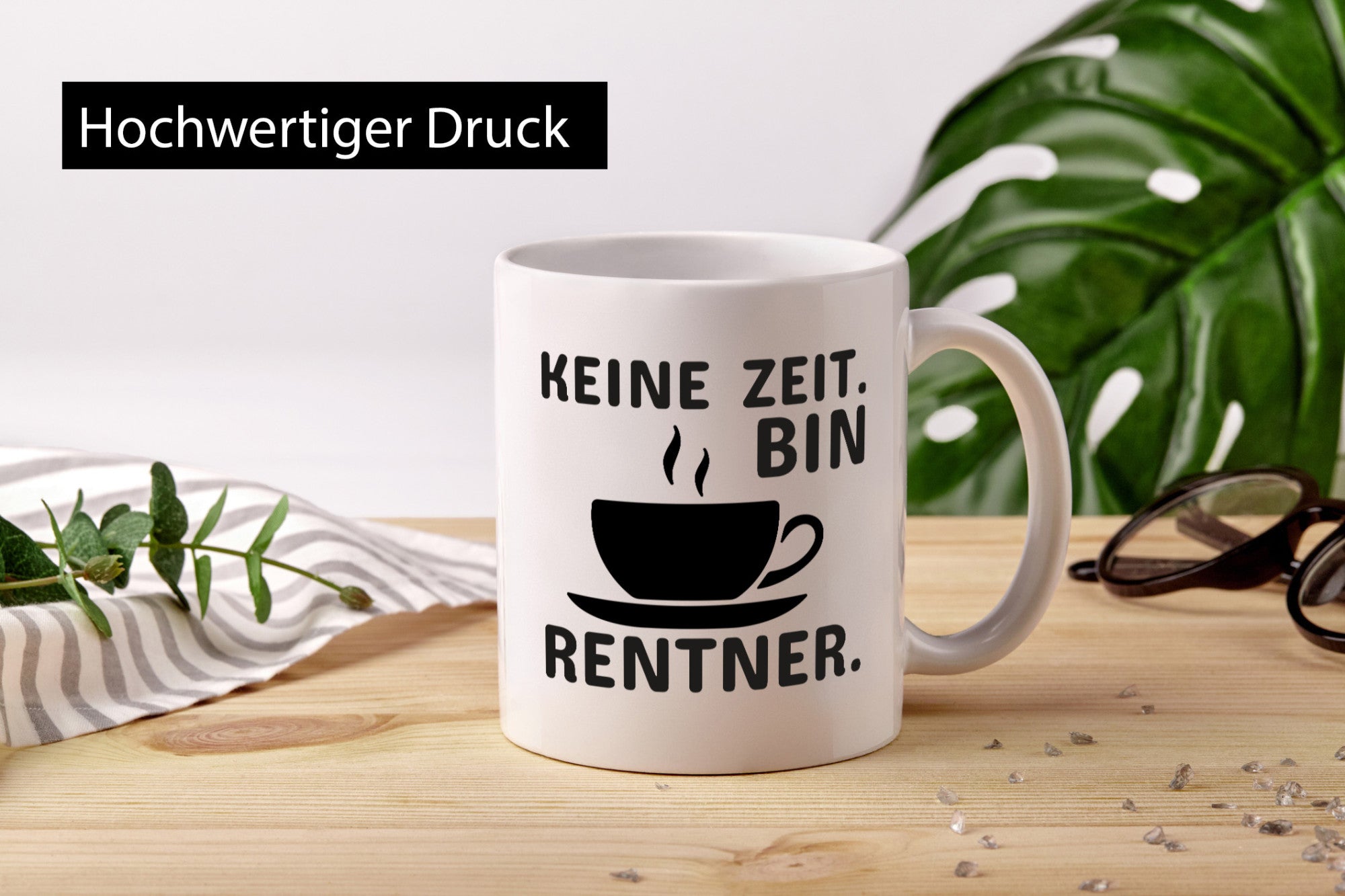 Keine Zeit | Rentner Tasse Rente Humor Ruhestand lustiger Spruch Geschenk