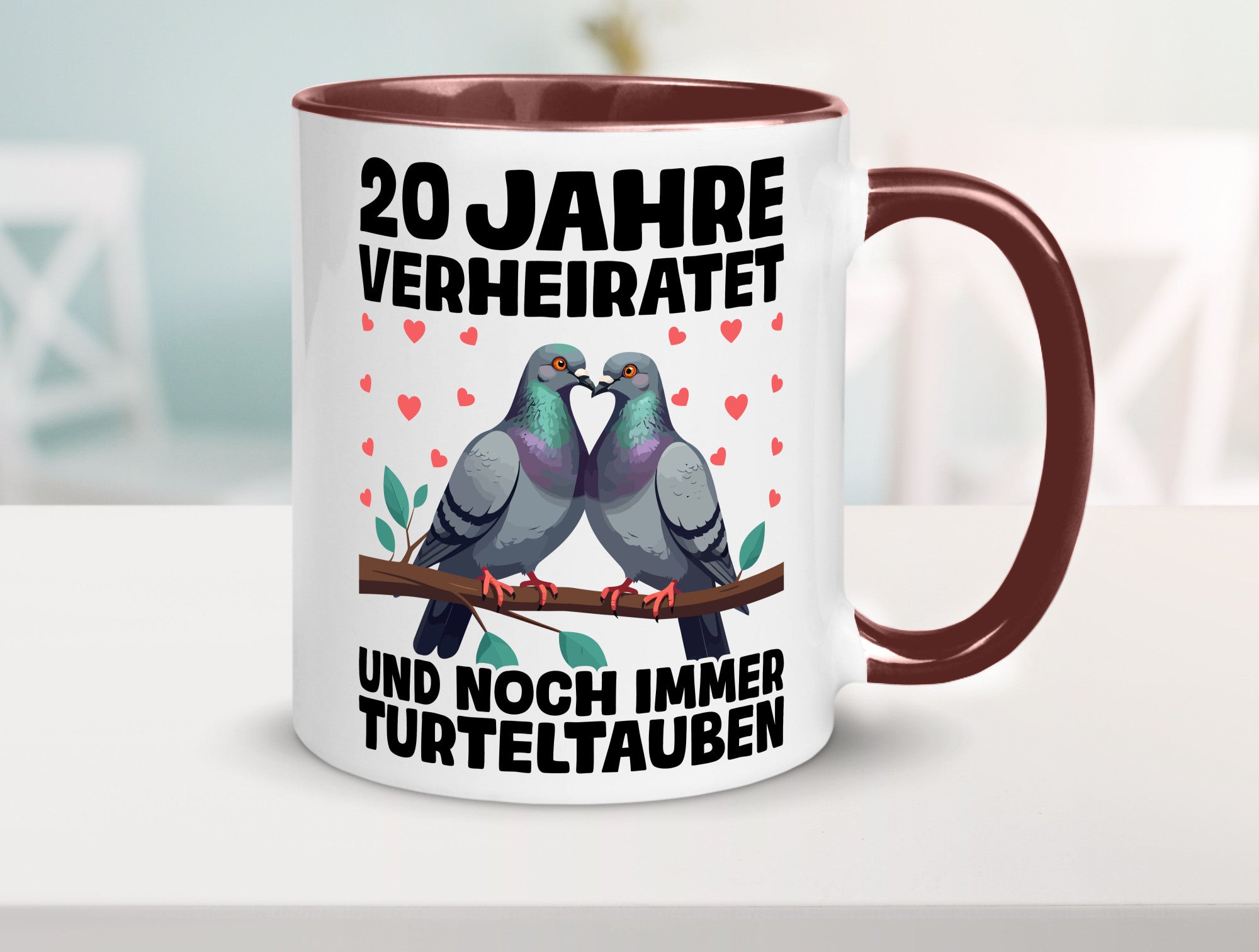 20 Jahre verheiratet | Turteltauben Ehe Ehepaar lustig Humor Geschenkidee