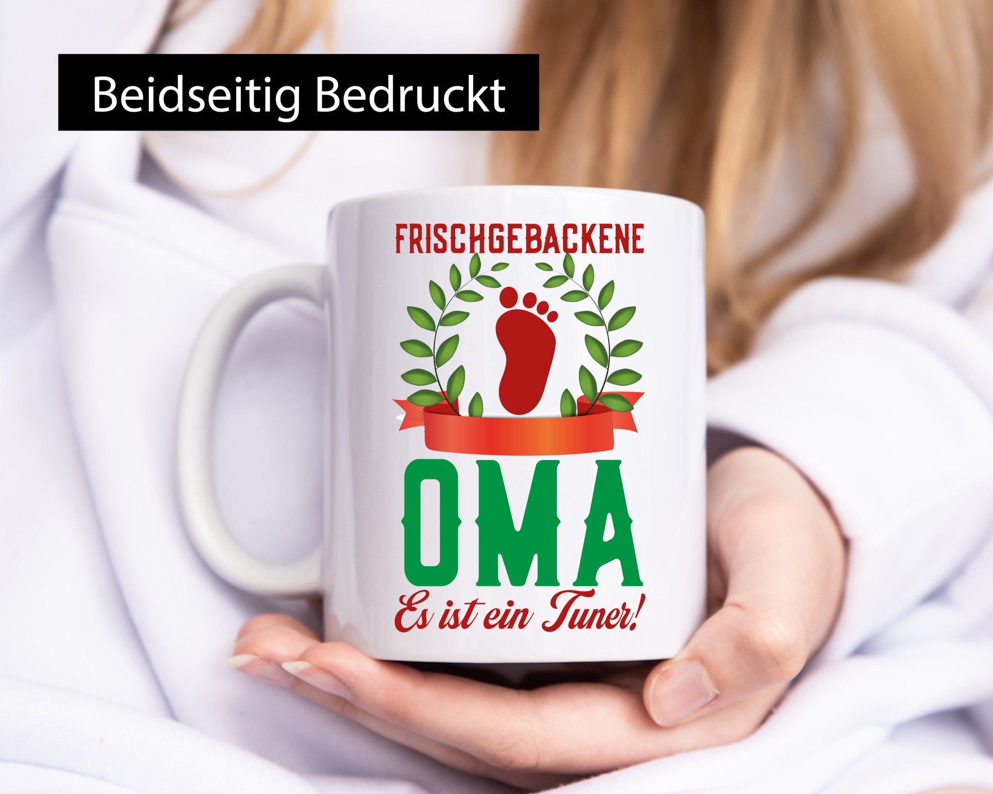 Es ist ein Junge | Werdende Oma Schwangerschaft lustiger Spruch Geschenk