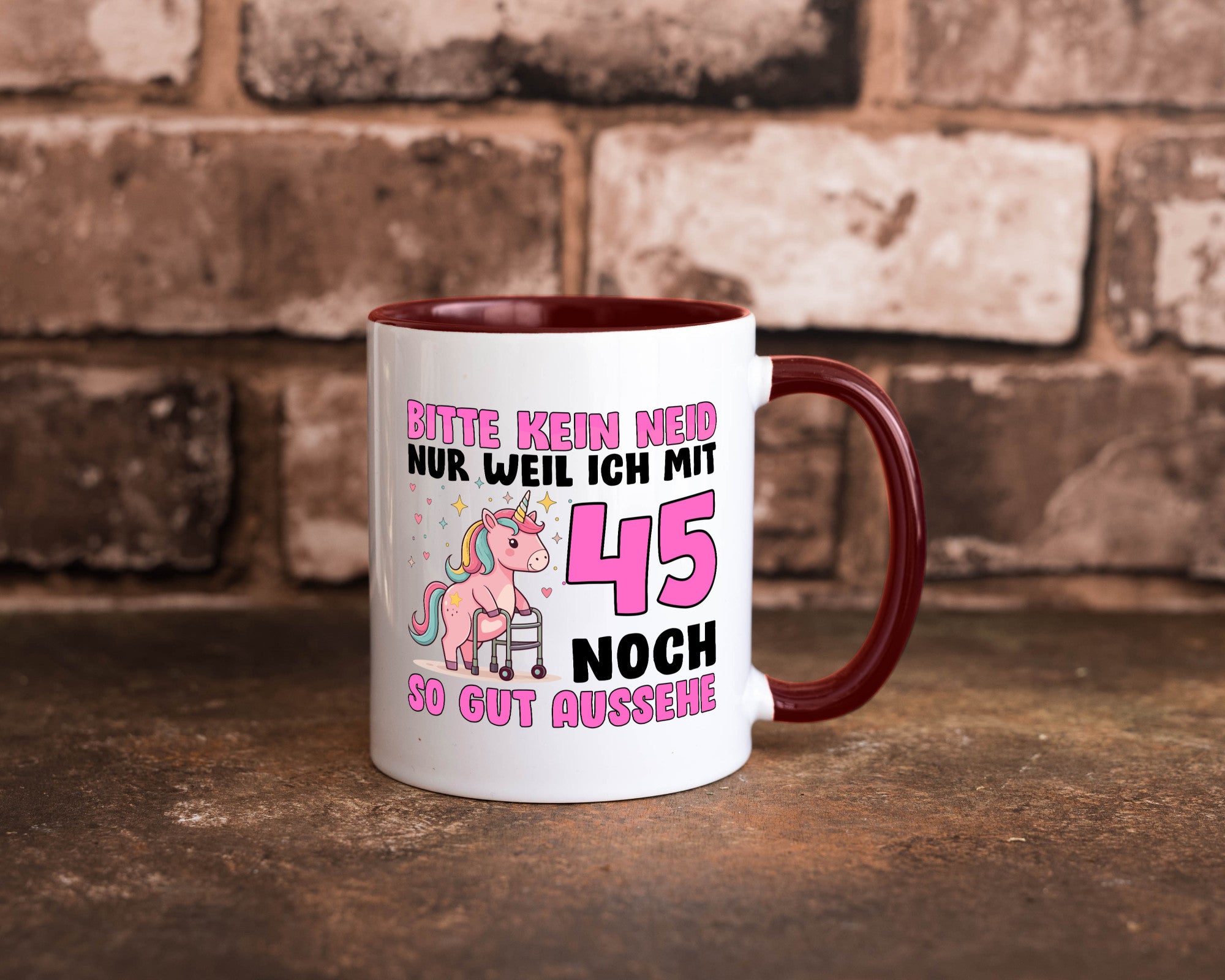 45. Geburtstag | 45 Jahre Mit noch so gut aussehen Geschenk Geschenkidee