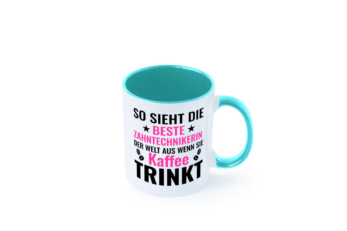 Kaffee trinkt: Zahntechnikerin | Zahnmedizin lustiger Spruch Geschenk Humor Tasse