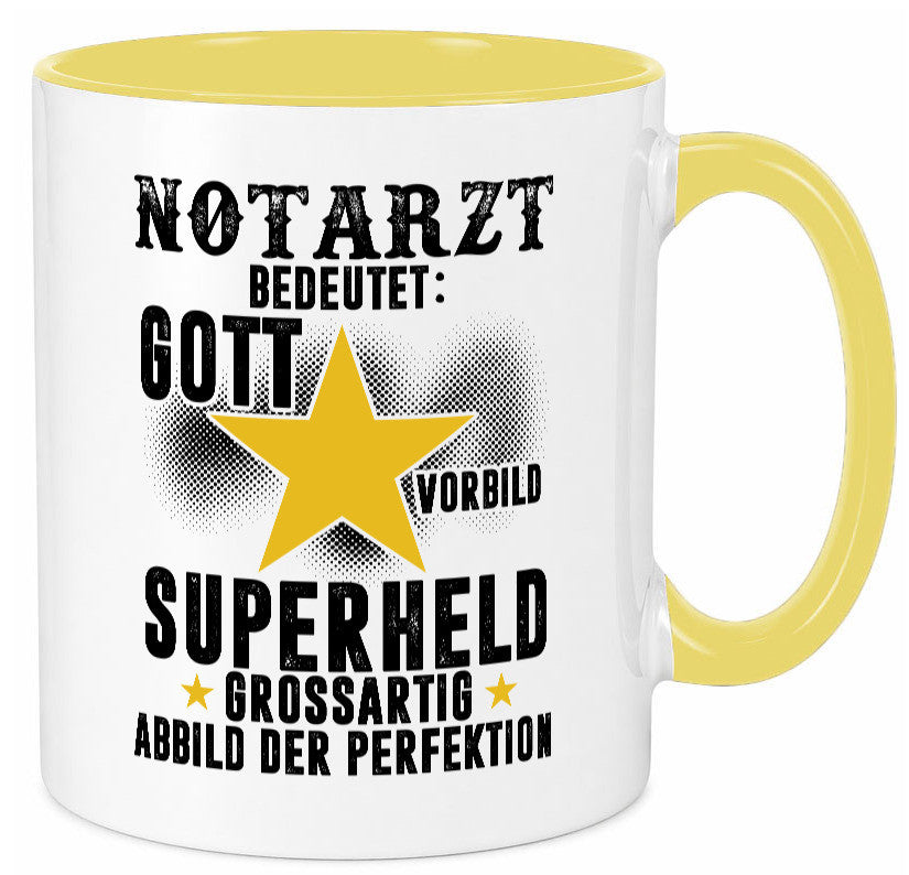 Bedeutung von Notarzt | Arzt Geschenkidee Humor Tasse