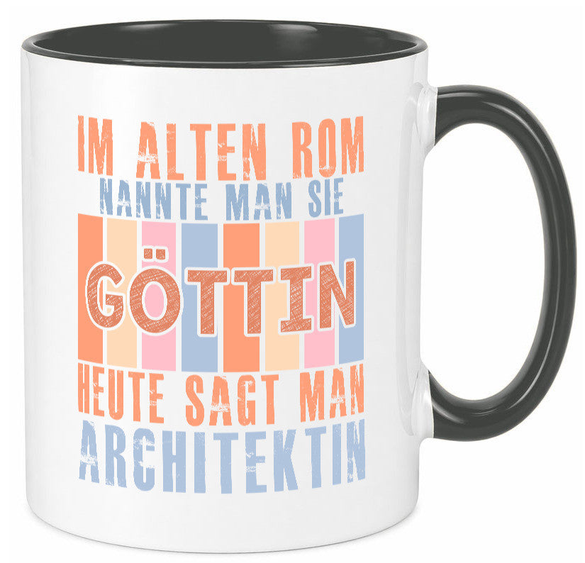 Heute sagt man: Architektin | Architektur Büro lustiger Spruch Geschenk Arbeit Tasse