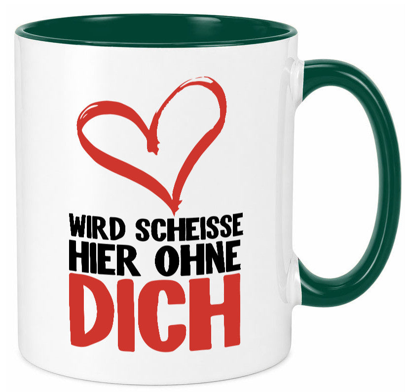 Wird Scheisse Geschenk Humor Geschenkidee lustiger Spruch Tasse