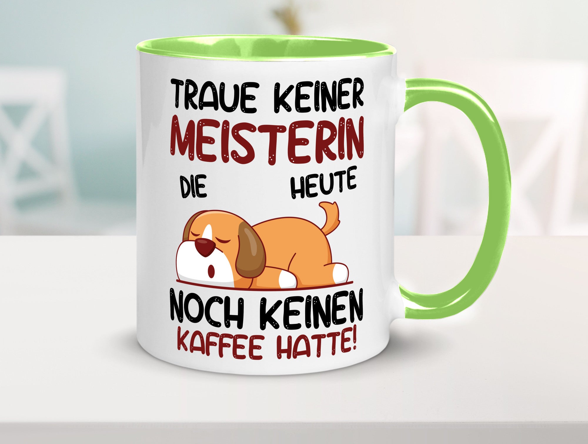 Traue keiner Meisterin | Meisterbrief Geschenkidee Humor Tasse